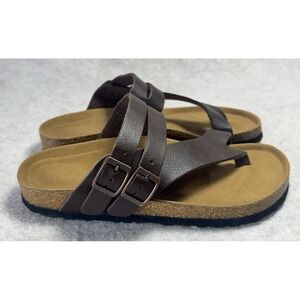 AEROTHOTIC 38/243 Split Toe Sandals Original Orthotic Comfort Size 8